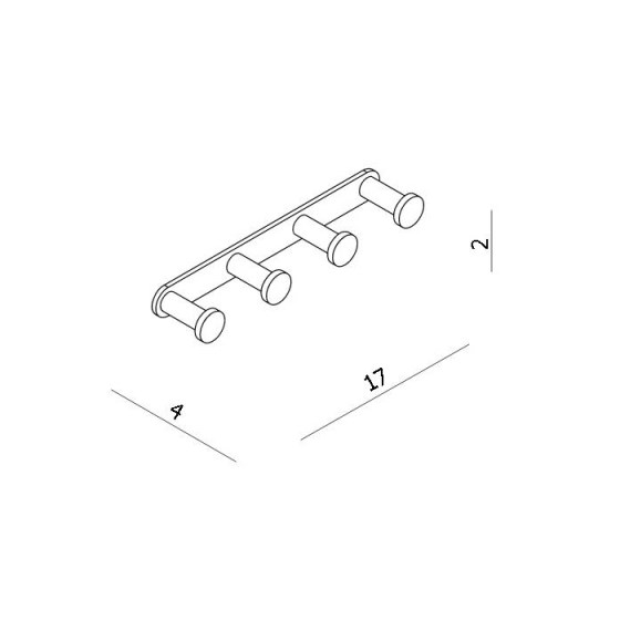 ΚΡΕΜΑΣΤΡΑ 4 ΑΓΚΙΣΤΡΩΝ LANGBERGER SERIES 280 21280-34A ΔΙΑΣΤΑΣΕΙΣ